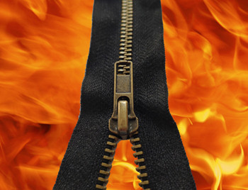 Zipper with Nomex® tape